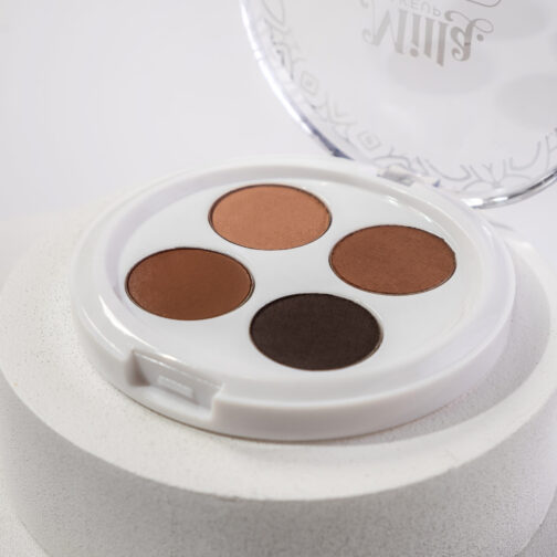 Quarteto de sombras para sobrancelhas Milla Makeup