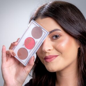 Paleta Trio Contorno + Blush + Iluminador Milla Makeup