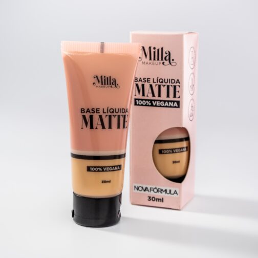 Base Líquida Matte Vegana Cor Ana Milla Makeup