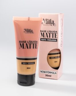 Base Líquida Matte Vegana Cor Célia Milla Makeup