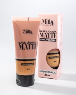 Base Líquida Matte Vegana Cor Gabi Milla Makeup