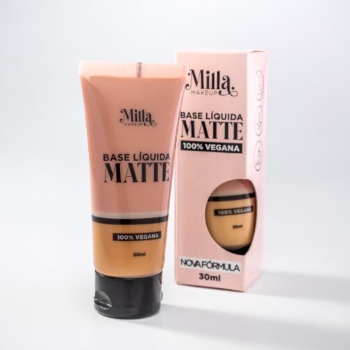 Base Líquida Matte Vegana Cor Gabi Milla Makeup