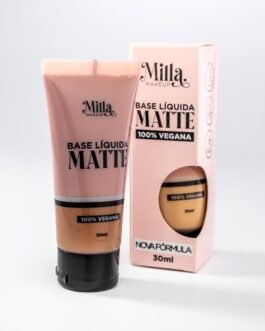 Base Líquida Matte Vegana Cor Nina Milla Makeup