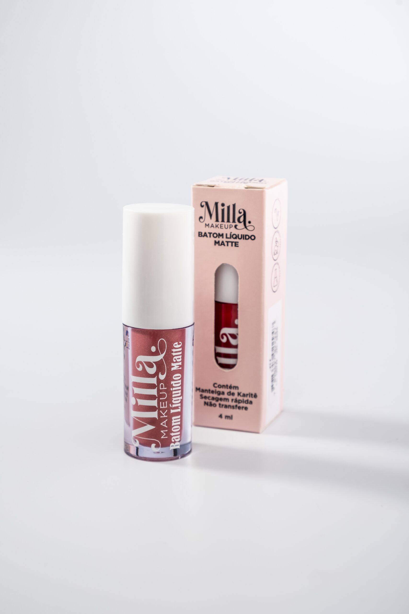 Batom Liquido Matte Milla Milla Makeup