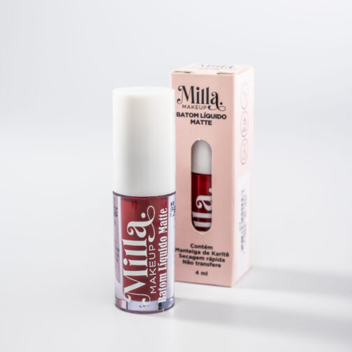 Batom Liquido Matte Rafa- Milla Makeup