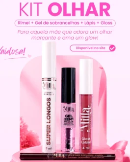 kit olhar milla makeup para presente do dia das mães