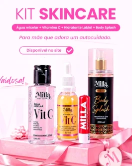 kit skincare milla makeup para presente do dia das mães